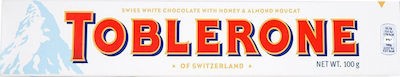 Toblerone Σοκολάτα Λευκή Honey & Almond Nougat 100gr